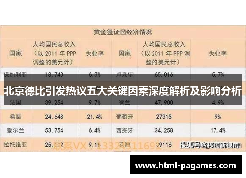 北京德比引发热议五大关键因素深度解析及影响分析